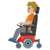 🧑🏼‍🦼 person in motorized wheelchair: medium-light skin tone display on Google